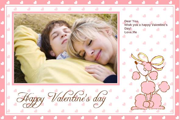 Birthday & Holiday photo templates Valentines Day Cards (6)